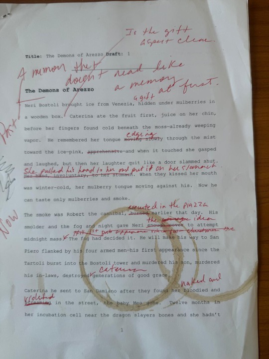 The printed page, after the red pen